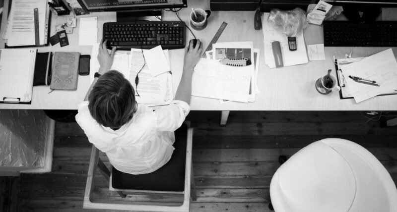 person working on pc person working on pc